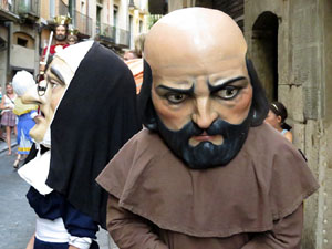 Und&agrave;rius, festival d'estiu de Girona de cultura popular i tradicional. Cercavila de Fal&middot;lera Gironina