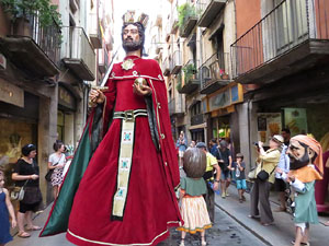 Und&agrave;rius, festival d'estiu de Girona de cultura popular i tradicional. Cercavila de Fal&middot;lera Gironina