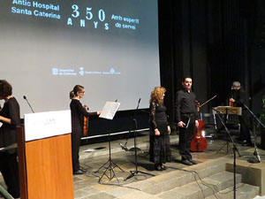 350 anys de l'Antic Hospital de Santa Caterina. Presentació de les acitivtats commemoratives