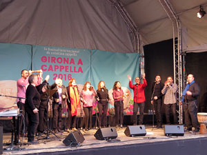 Festival A Capella 2016. Actuaci&oacute; del cor Flumine