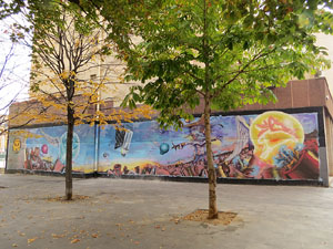 Art mural als carrers de Girona 