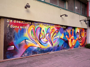 Art mural als carrers de Girona 