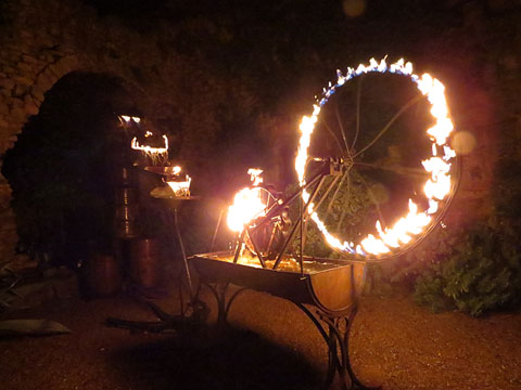 Màquina de foc a la Torre Gironella