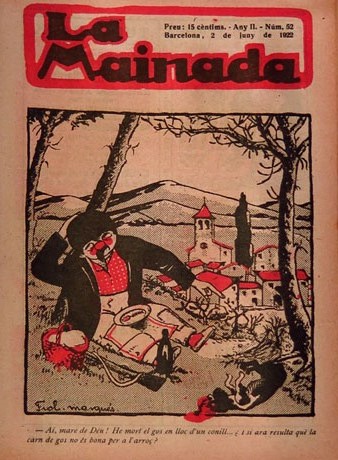 Portada de La mainada (1921-1923)