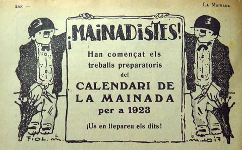 Publicacions a La mainada (1921-1923)