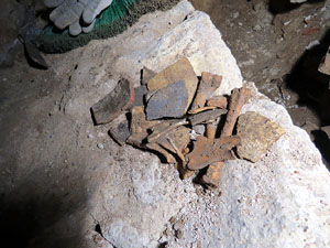 Excavacions a la pujada de Sant Domènec