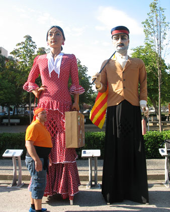 La Carmen i en Benet, els Gegants de l'Esquerra del Ter