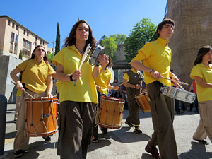 Festes de Primavera de Girona 2016. Penjada del Tarl&agrave;. La cercavila