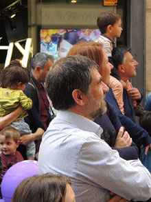 Festes de Primavera de Girona 2016. Penjada del Tarl&agrave;. El preg&oacute;
