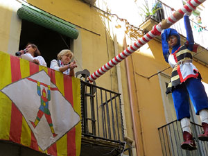 Festes de Primavera de Girona 2016. Penjada del Tarl&agrave;. El preg&oacute;