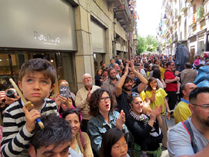 Festes de Primavera de Girona 2016. Penjada del Tarl&agrave;. El preg&oacute;
