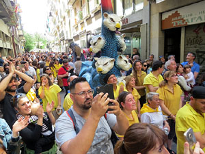 Festes de Primavera de Girona 2016. Penjada del Tarl&agrave;. El preg&oacute;