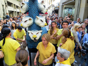 Festes de Primavera de Girona 2016. Penjada del Tarl&agrave;. El preg&oacute;
