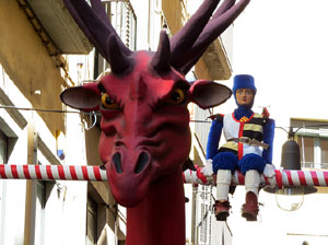 Festes de Primavera de Girona 2016. Penjada del Tarl&agrave;. El preg&oacute;