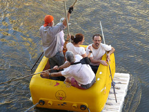 Fires 2015. Quarta baixada d'andr&ograve;mines per l'Onyar