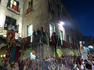 Fires 2015. Ball de la Cercavila del Pregó a la plaça del Vi