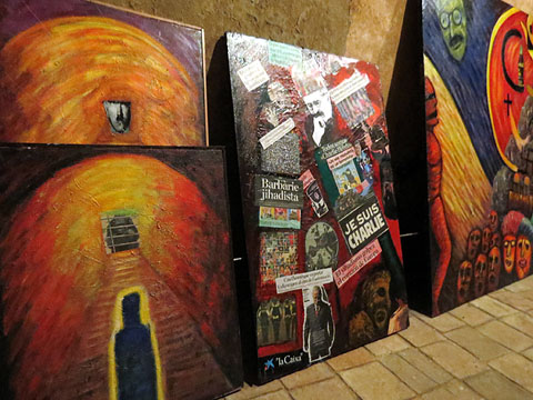 Obres de Bosch Martí a l'exposició Angelus Novus 2015