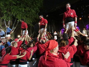 Fires 2015. Els castells de vigília, amb els Marrecs de Salt i Castellers de l'Alt Maresme