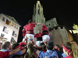 Fires 2015. Els castells de vigília, amb els Marrecs de Salt i Castellers de l'Alt Maresme