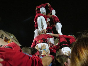 Fires 2015. Els castells de vigília, amb els Marrecs de Salt i Castellers de l'Alt Maresme