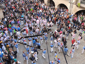 Fires 2015. Diada Castellera de Sant Narcís amb Marrecs de Salt, Minyons de Terrassa i Capgrossos de Mataró