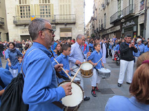 Fires 2015. Diada Castellera de Sant Narcís amb Marrecs de Salt, Minyons de Terrassa i Capgrossos de Mataró