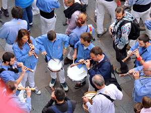 Fires 2015. Diada Castellera de Sant Narcís amb Marrecs de Salt, Minyons de Terrassa i Capgrossos de Mataró