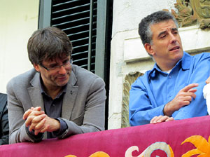 Fires 2015. Diada Castellera de Sant Narcís amb Marrecs de Salt, Minyons de Terrassa i Capgrossos de Mataró