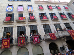 Fires 2015. Diada Castellera de Sant Narcís amb Marrecs de Salt, Minyons de Terrassa i Capgrossos de Mataró