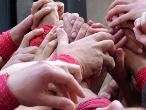 Fires 2015. Diada Castellera de Sant Narcís amb Marrecs de Salt, Minyons de Terrassa i Capgrossos de Mataró