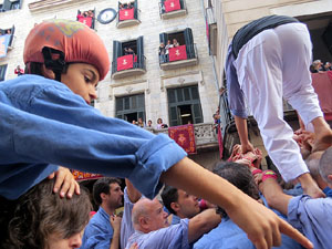 Fires 2015. Diada Castellera de Sant Narcís amb Marrecs de Salt, Minyons de Terrassa i Capgrossos de Mataró