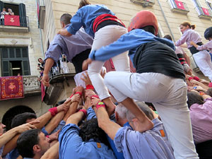 Fires 2015. Diada Castellera de Sant Narc&iacute;s amb Marrecs de Salt, Minyons de Terrassa i Capgrossos de Matar&oacute;