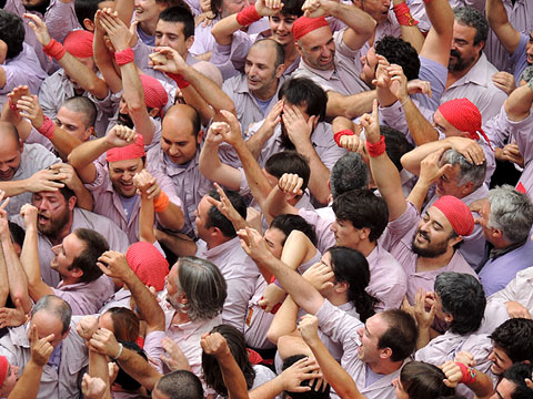 Actuació dels Minyons de Terrassa