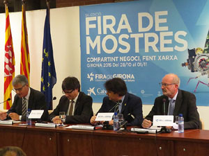 Fires 2015. Inauguració de la 54a Fira de Mostres a Fira de Girona