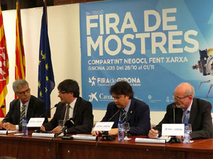 Fires 2015. Inauguració de la 54a Fira de Mostres a Fira de Girona