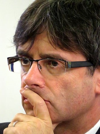 L'alcalde de Girona Carles Puigdemont, durant la inauguració