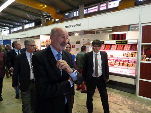 Visita inaugural a la Fira de Mostres