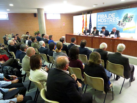Parlaments d'inauguració de la Fira de Mostres