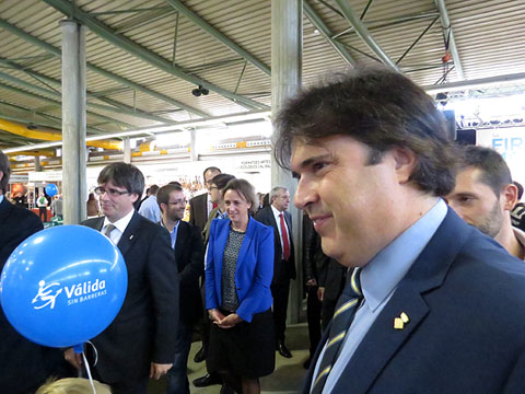 Visita inaugural a la Fira de Mostres