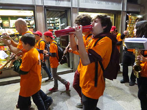 Fires 2015. Girona Grand Parade, cercavila musical de bandes pels carrers de Girona