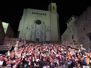 Fires 2015. Cantada d'Havaneres pel grup Terra Endins a les escales de la Catedral