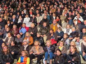 Fires 2015. Cantada d'Havaneres pel grup Terra Endins a les escales de la Catedral