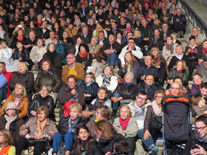 Fires 2015. Cantada d'Havaneres pel grup Terra Endins a les escales de la Catedral