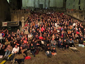 Fires 2015. Cantada d'Havaneres pel grup Terra Endins a les escales de la Catedral