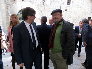 Fires 2015. Inauguració de l'exposició Girona en època contemporània. Les capitalitats de la ciutat (1800-1939)