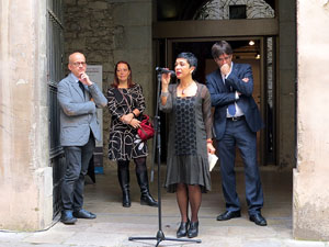 Fires 2015. Inauguració de l'exposició Girona en època contemporània. Les capitalitats de la ciutat (1800-1939)