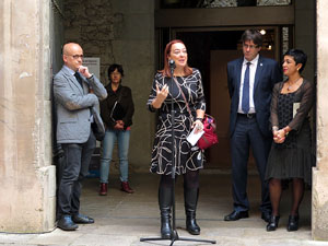 Fires 2015. Inauguració de l'exposició Girona en època contemporània. Les capitalitats de la ciutat (1800-1939)