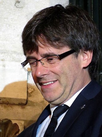 L'alcalde de Girona, Carles Puigdemont, durant el pregó