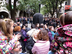 Fires 2015. Penjada del Tarlà a l'Argenteria amb la Mula Baba i la Girona Marxing Band