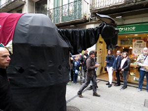 Fires 2015. Penjada del Tarlà a l'Argenteria amb la Mula Baba i la Girona Marxing Band